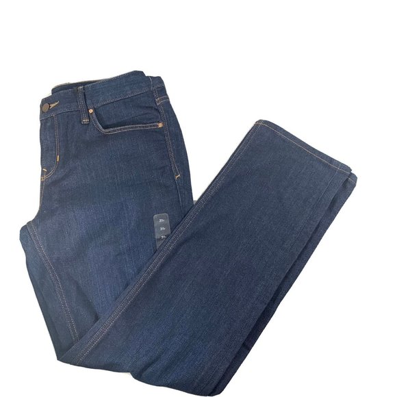 GAP Denim - Gap Women’s Authentic Real Strait  Blue Jeans Size 31r ,Inseem  31, rise is 10